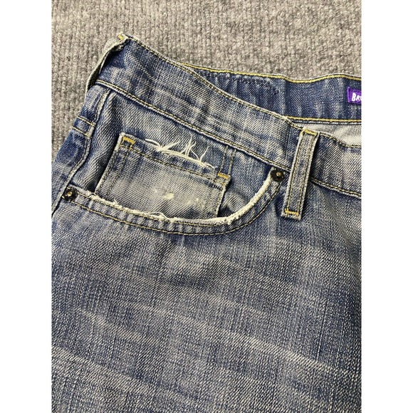 PRPS Bruised Never Broken Jeans 33 Mens Blue USA Cotton‎ Selvedge Baggy Loose - Picture 5 of 16